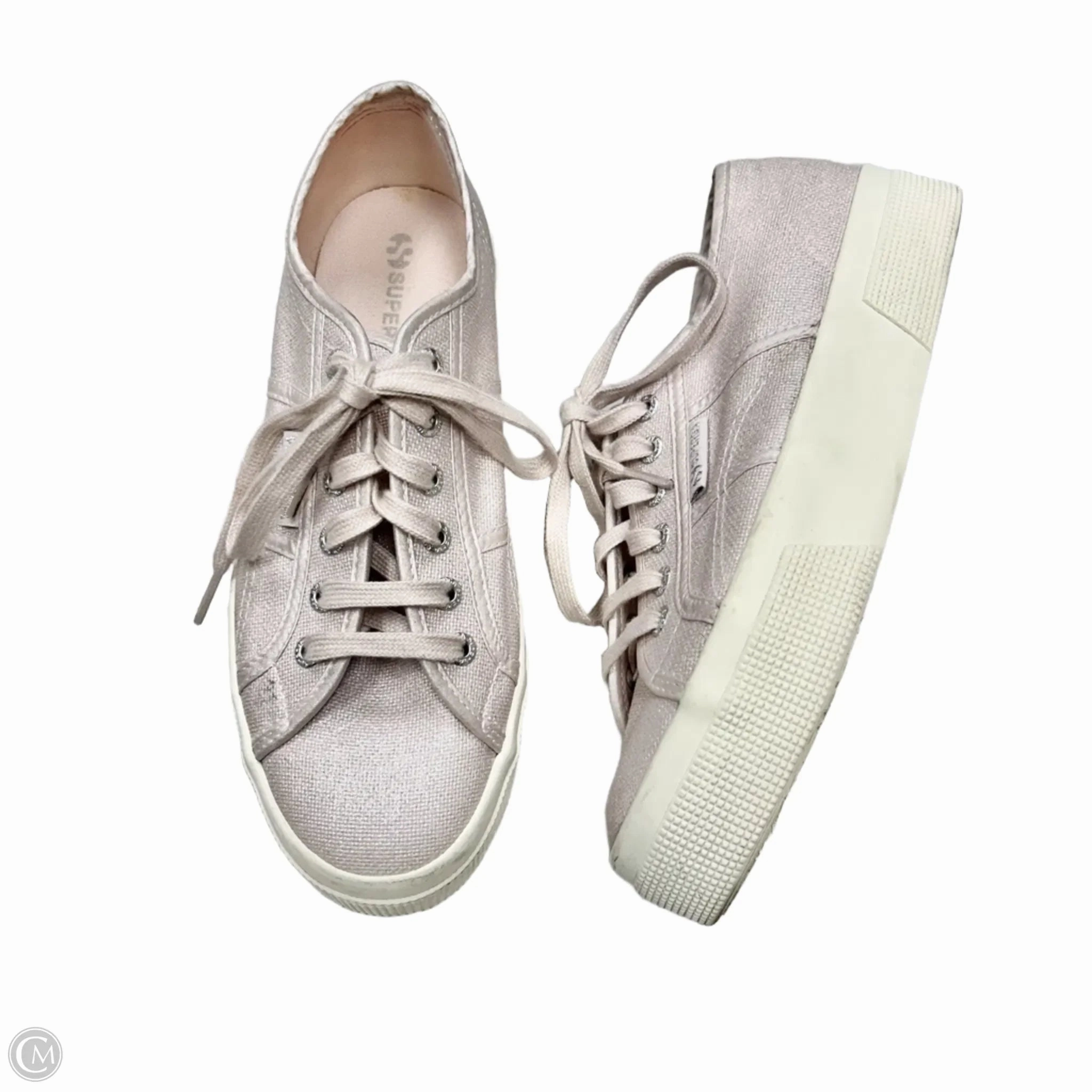 All-weather sole Shoes Sneakers By Superga In Pink, Size: 9