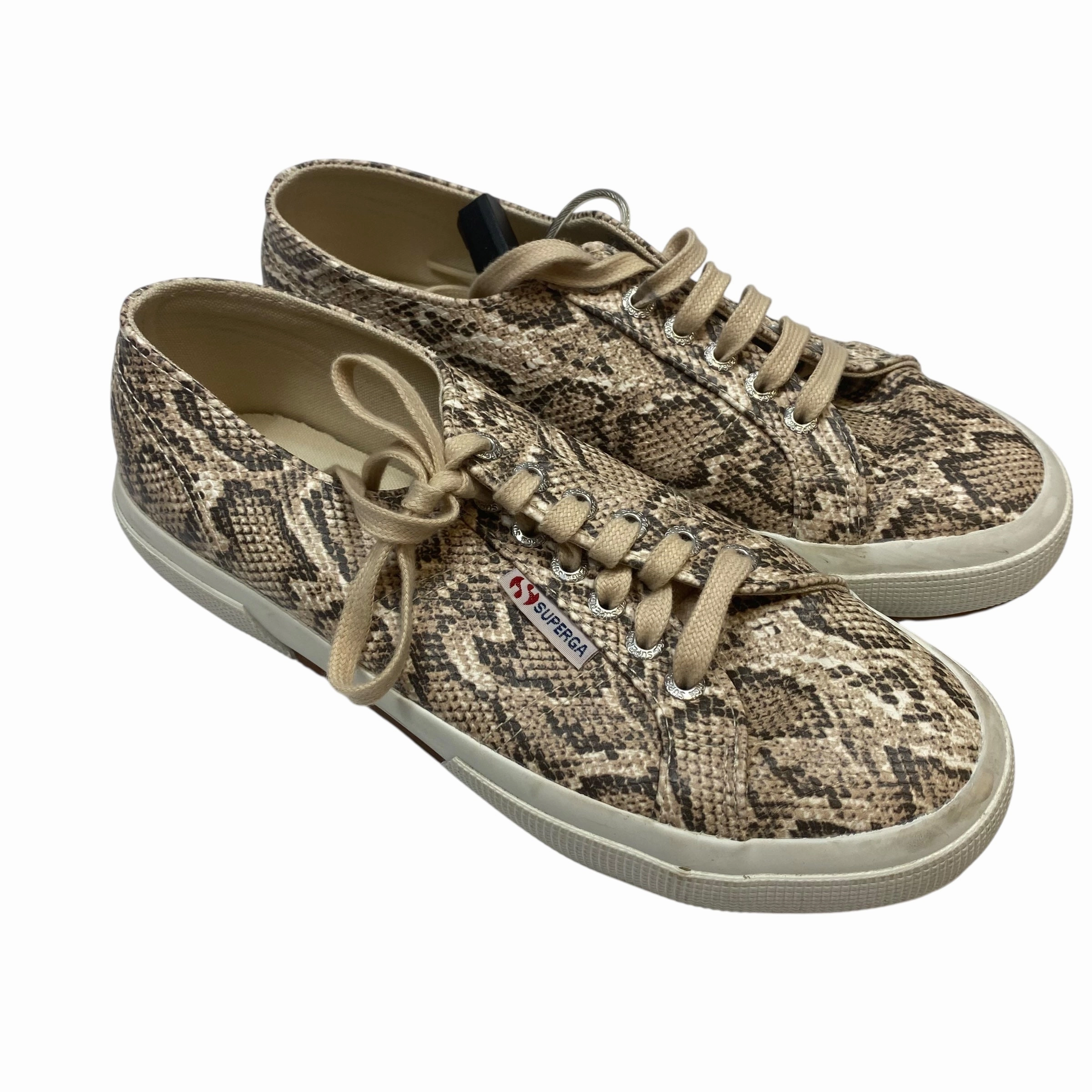 Shoes Sneakers By Superga In Snakeskin Print, Size:8 Dynamic Suspension Flexible Rubber Outsole