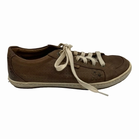 Impact Softness Lace   Up Closure Shoes Sneakers By Taos In Brown, Size:8