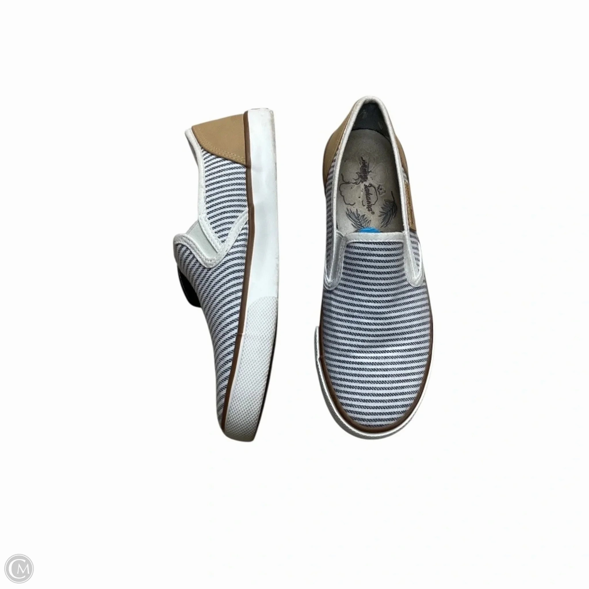 Shoes Sneakers By Tommy Bahama In Blue, Size: 7.5 Slip Resistant Pattern Fit Freedom