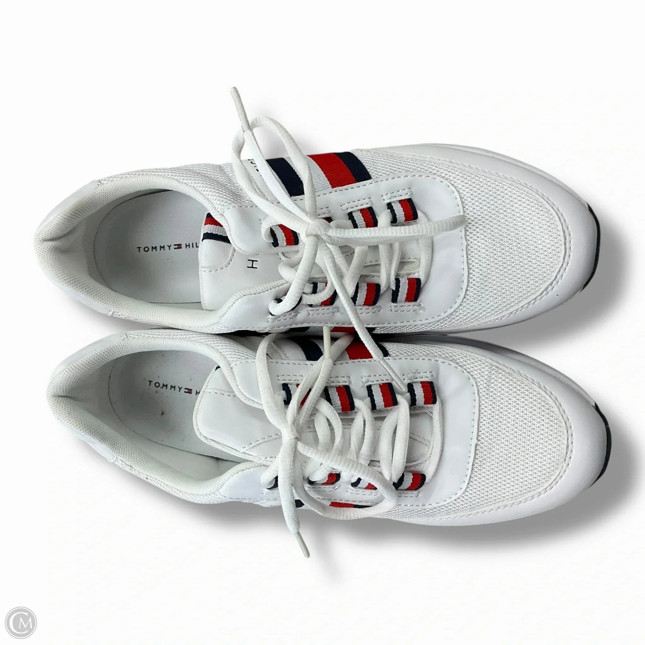 sport tech Heel counter Shoes Sneakers By Tommy Hilfiger In White, Size: 9