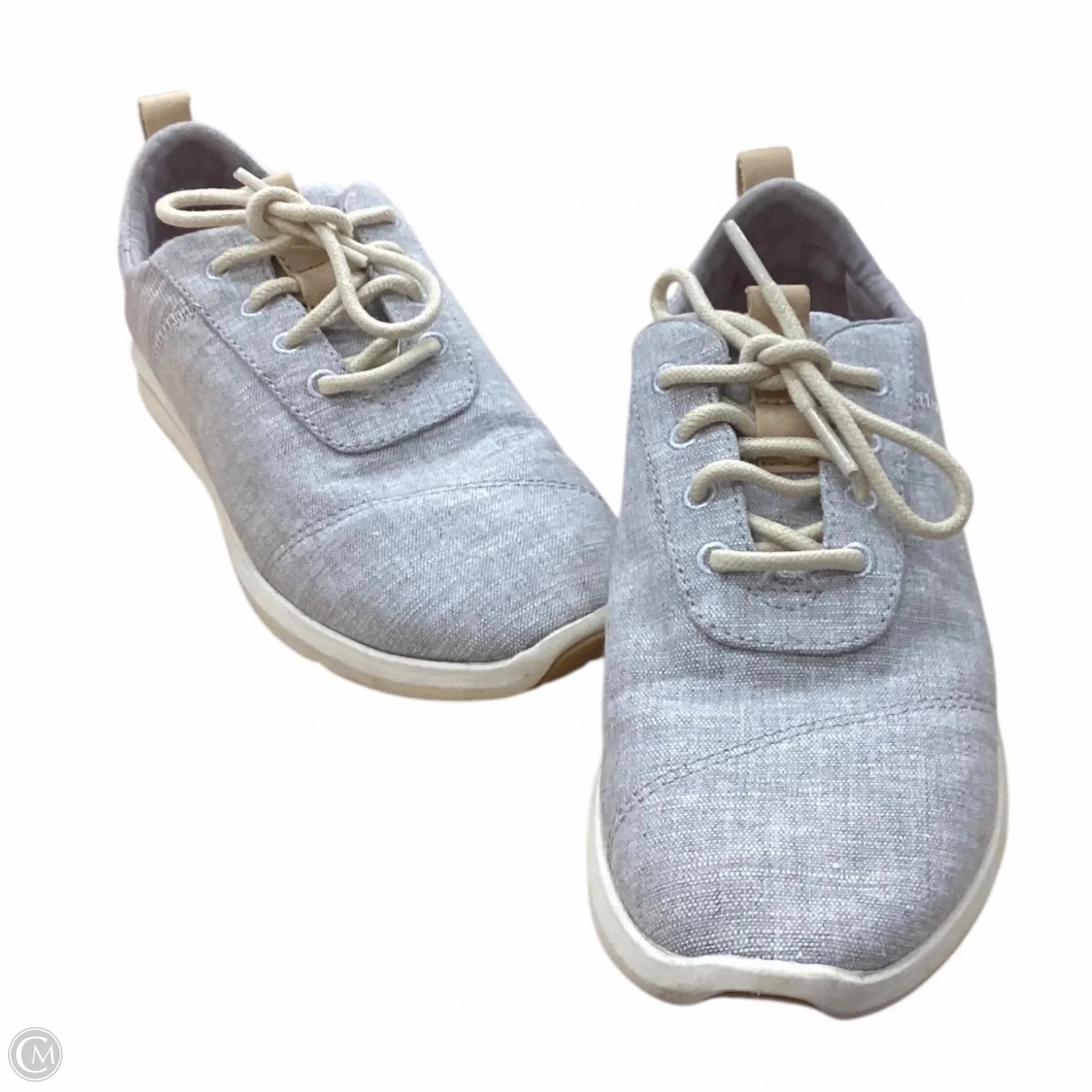 Shoes Sneakers By Toms In Grey, Size: 7 Odor control