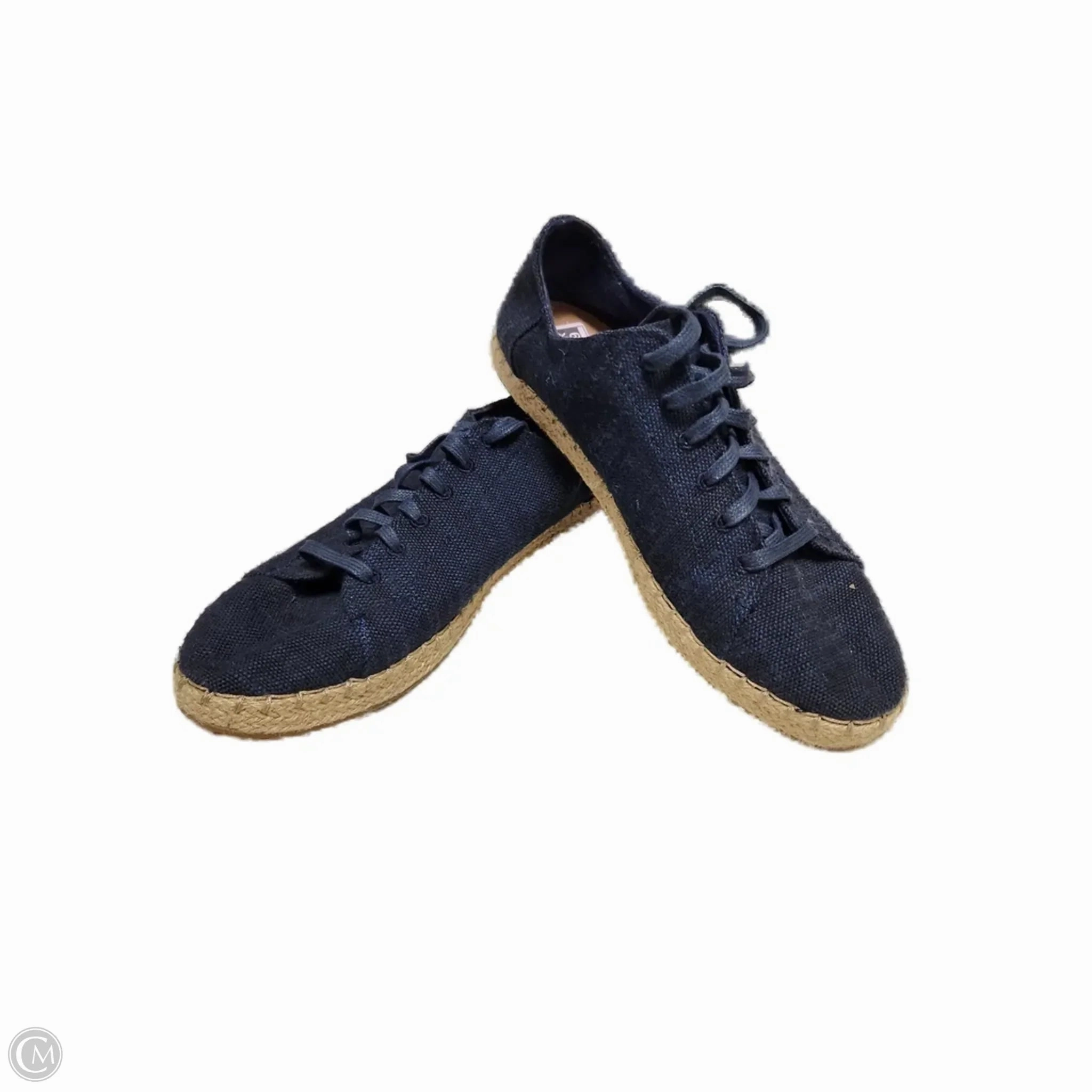 Adjustable Closure Layered Design Shoes Sneakers By Toms In Navy, Size: 9.5