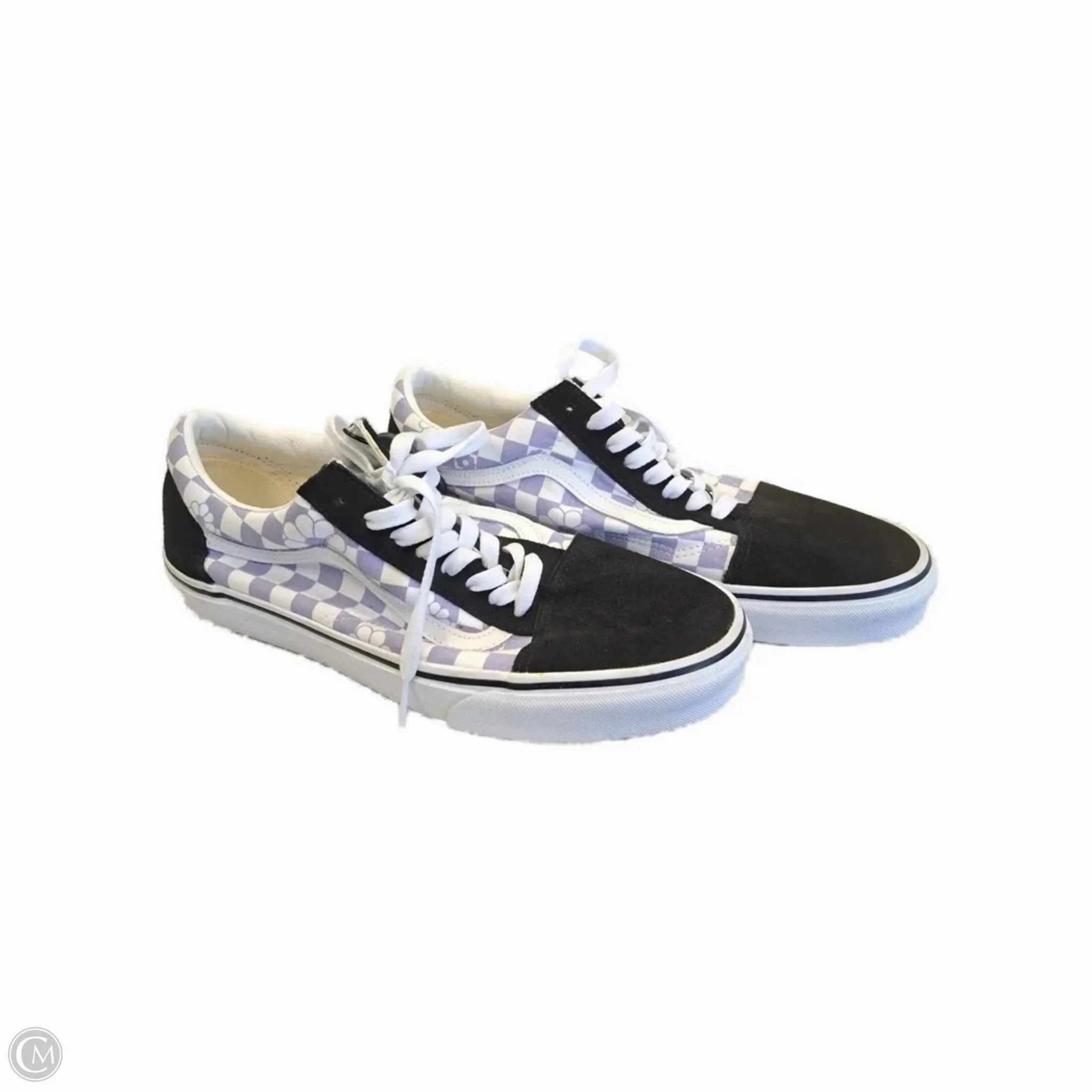 Shoes Sneakers By Vans In Black & Purple, Size: 11 Perforated Airflow Zones Layered Cushioning System