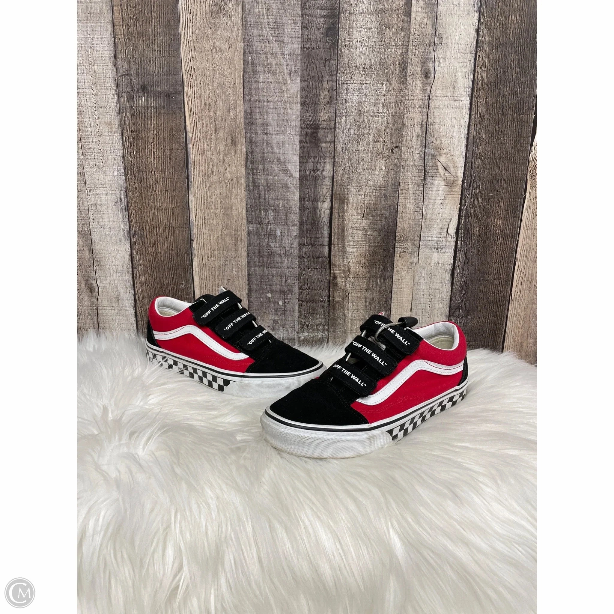 Shoes Sneakers By Vans In Black & Red, Size: 8.5 Speed Performance Compression Molded Cushioning