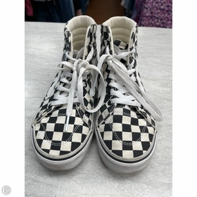 Lean Fit Breathable Shoes Sneakers By Vans In Black & White, Size: 6