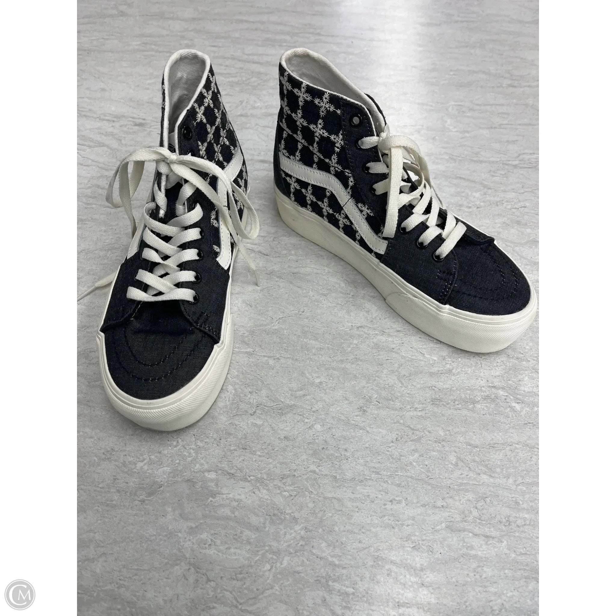 hybrid design Home Style Shoes Sneakers By Vans In Black & White, Size: 7.5