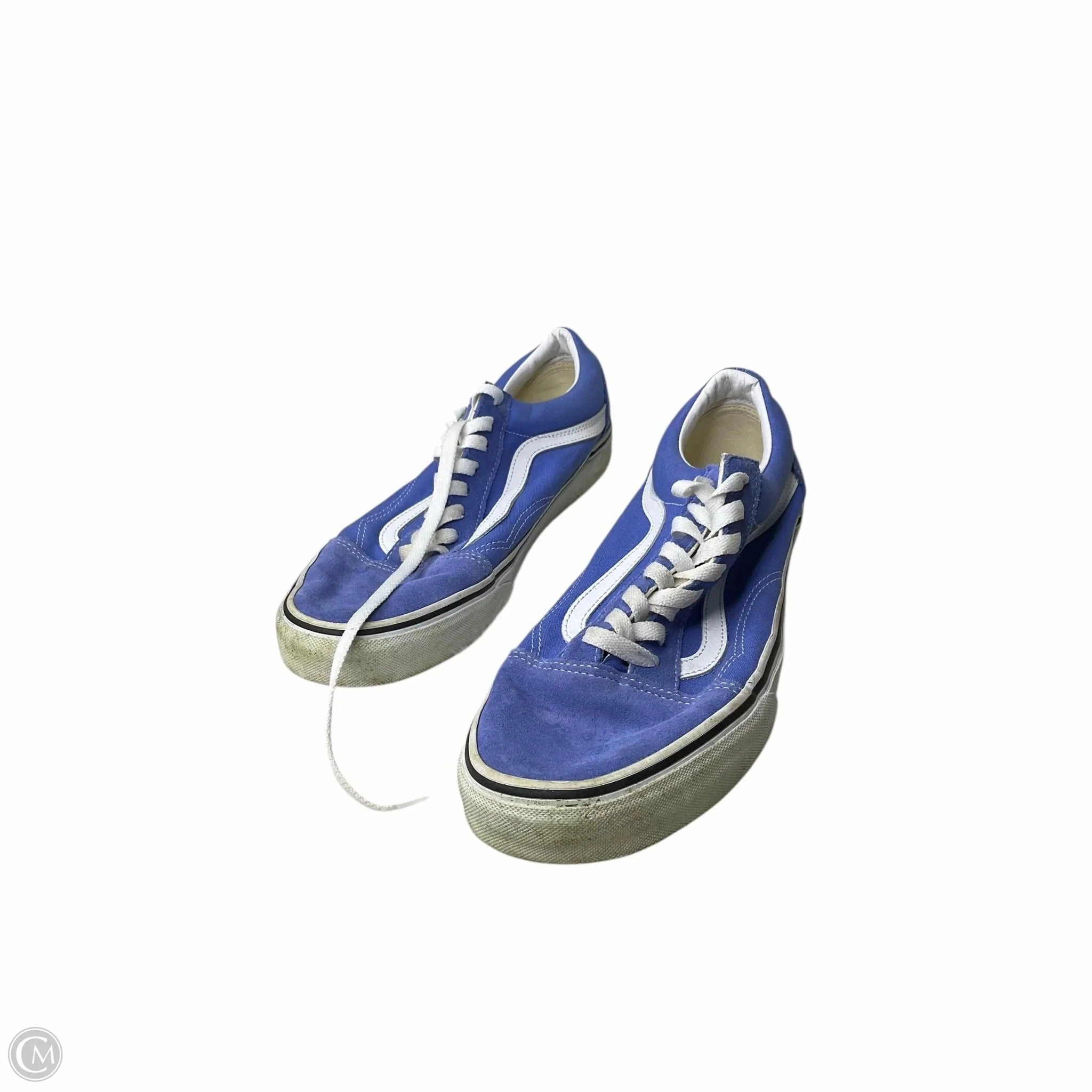Shoes Sneakers By Vans In Blue, Size: 12 Bonded Reinforcement Panels