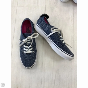 Shoes Sneakers By Vans In Blue, Size: 8 Stretch Woven Collar Style Comfort