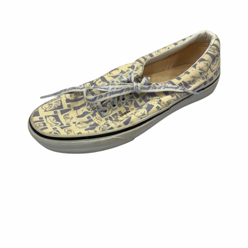 Shoes Sneakers By Vans In Cream & Purple, Size:8.5 anti slip grip