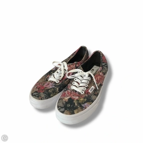 Shoes Sneakers By Vans In Floral Print, Size: 8 Flex Grip Long Travel