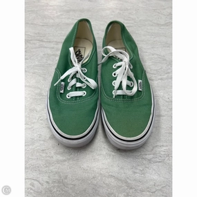 Shoes Sneakers By Vans In Green & White, Size: 7 Wear   Resistant Adaptive piece