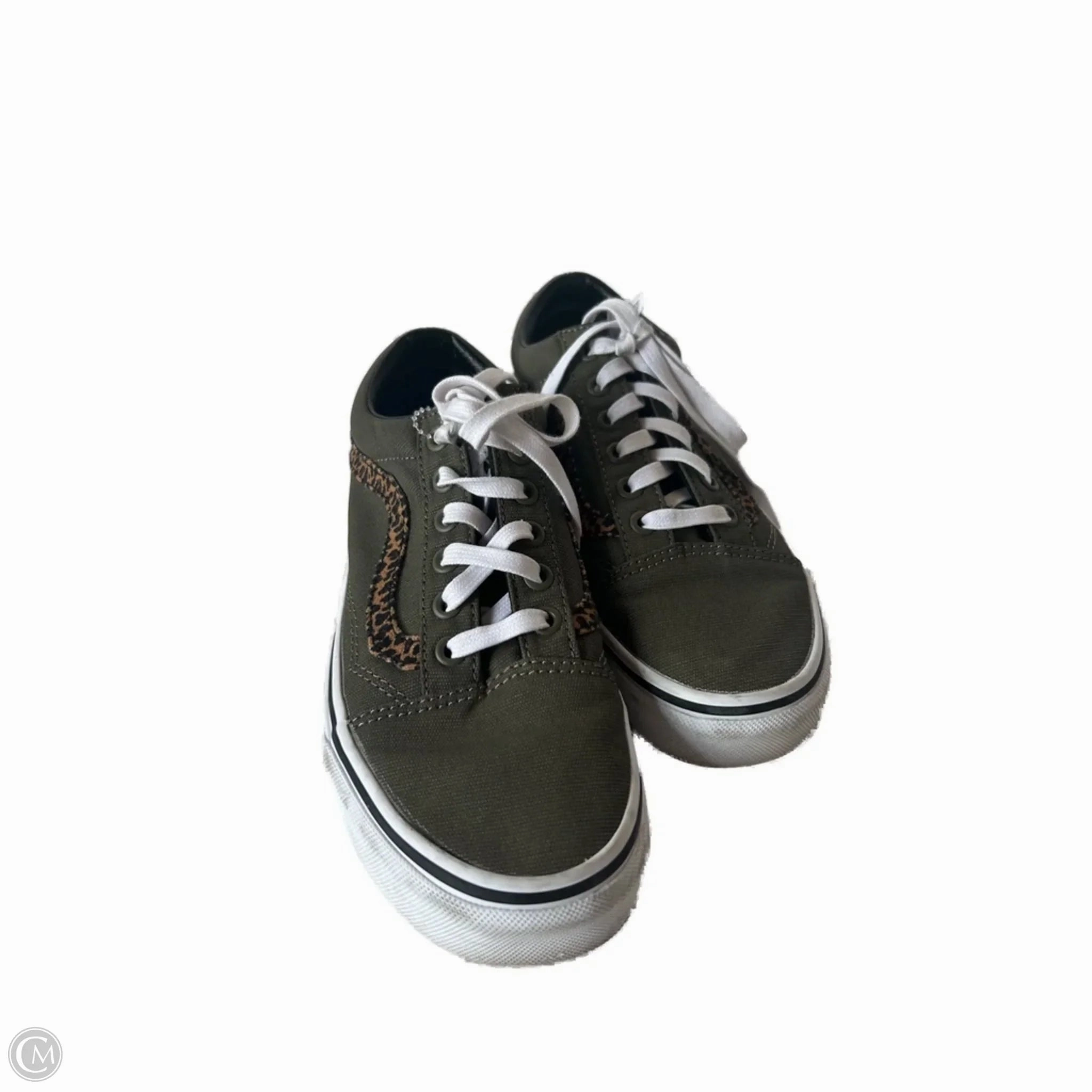 Shoes Sneakers By Vans In Green, Size: 6.5 Microfiber Layer Training Run