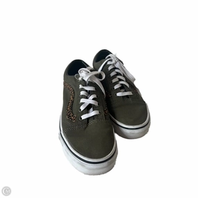 Shoes Sneakers By Vans In Green, Size: 6.5 Microfiber Layer Training Run