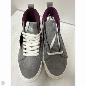 Anti slip surface Torsion Rigidity Shoes Sneakers By Vans In Grey, Size: 7