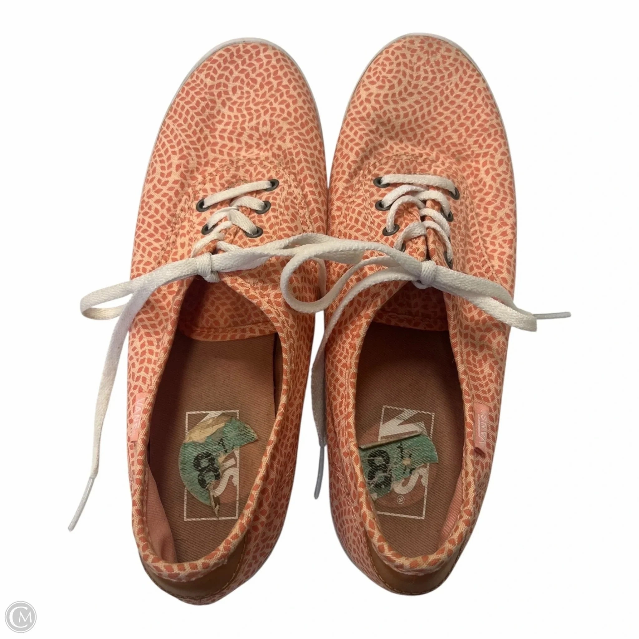 Impact-absorbing Shoes Sneakers By Vans In Orange, Size: 8.5