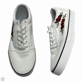 Shoes Sneakers By Vans In Red & White, Size: 9 Thermoregulating