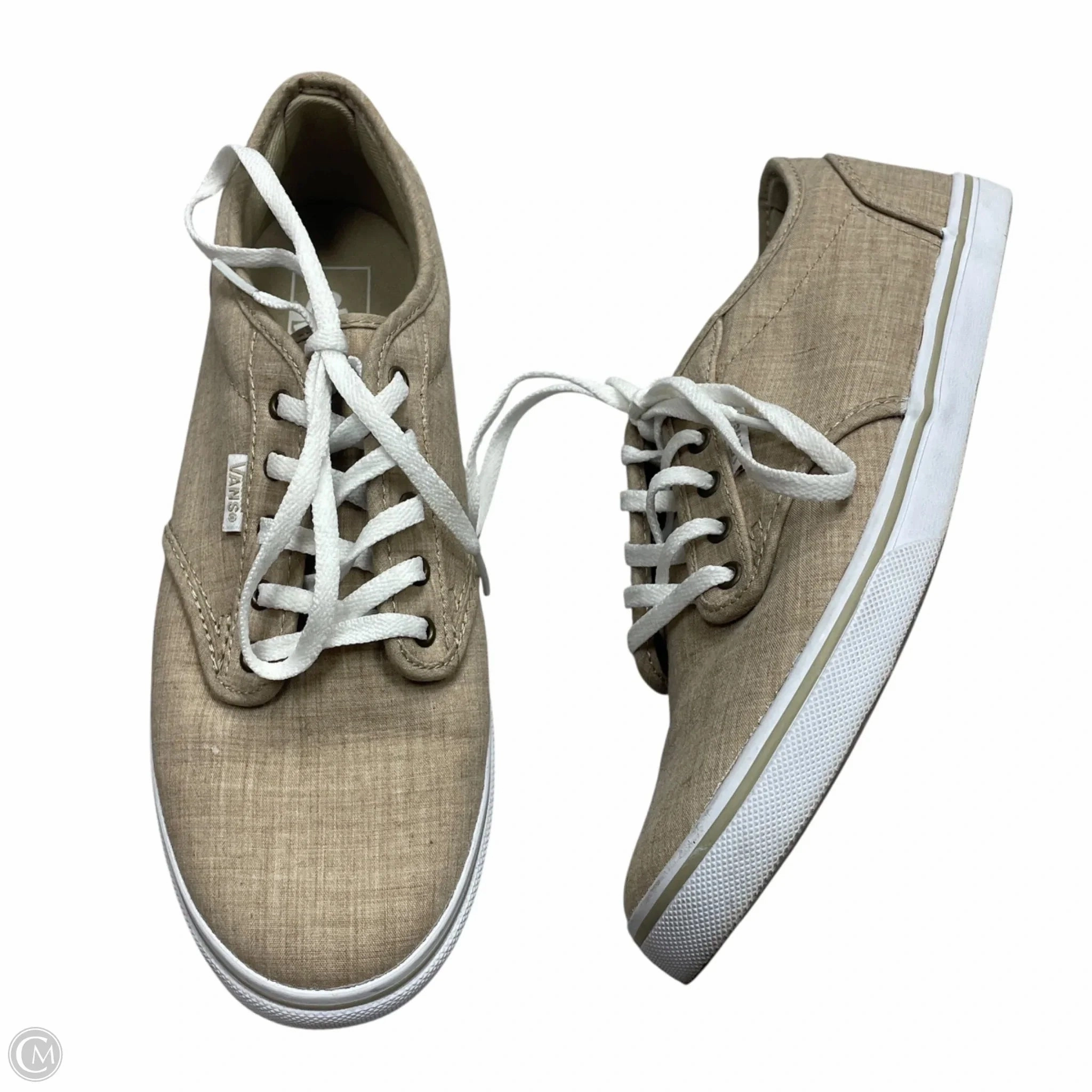 Shoes Sneakers By Vans In Tan & White, Size: 8 Slim Comfort ergo fit