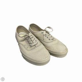 Low Comfort Shoes Sneakers By Vans In Tan, Size: 8