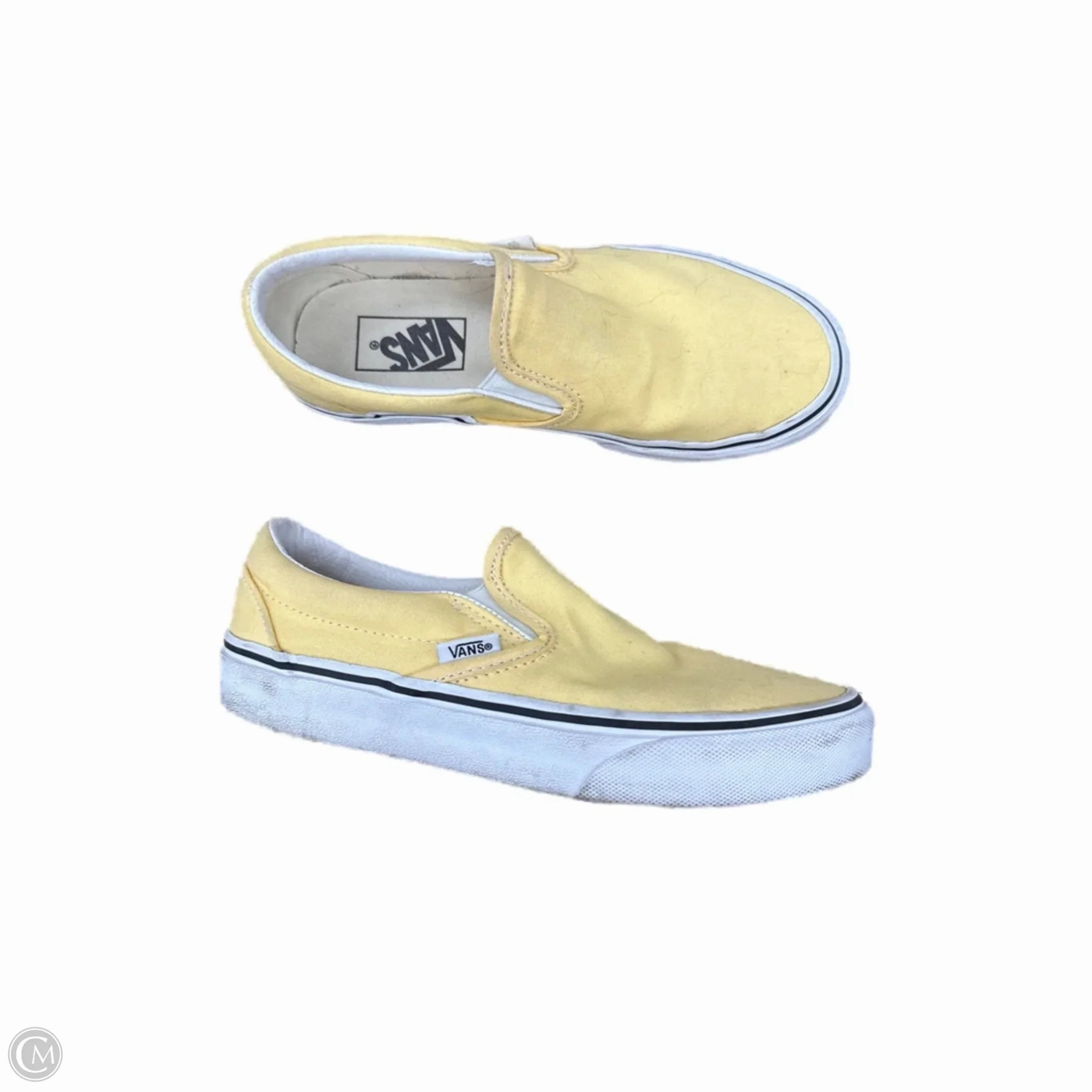 Shoes Sneakers By Vans In Yellow, Size: 6.5 Hybrid Cushioning System