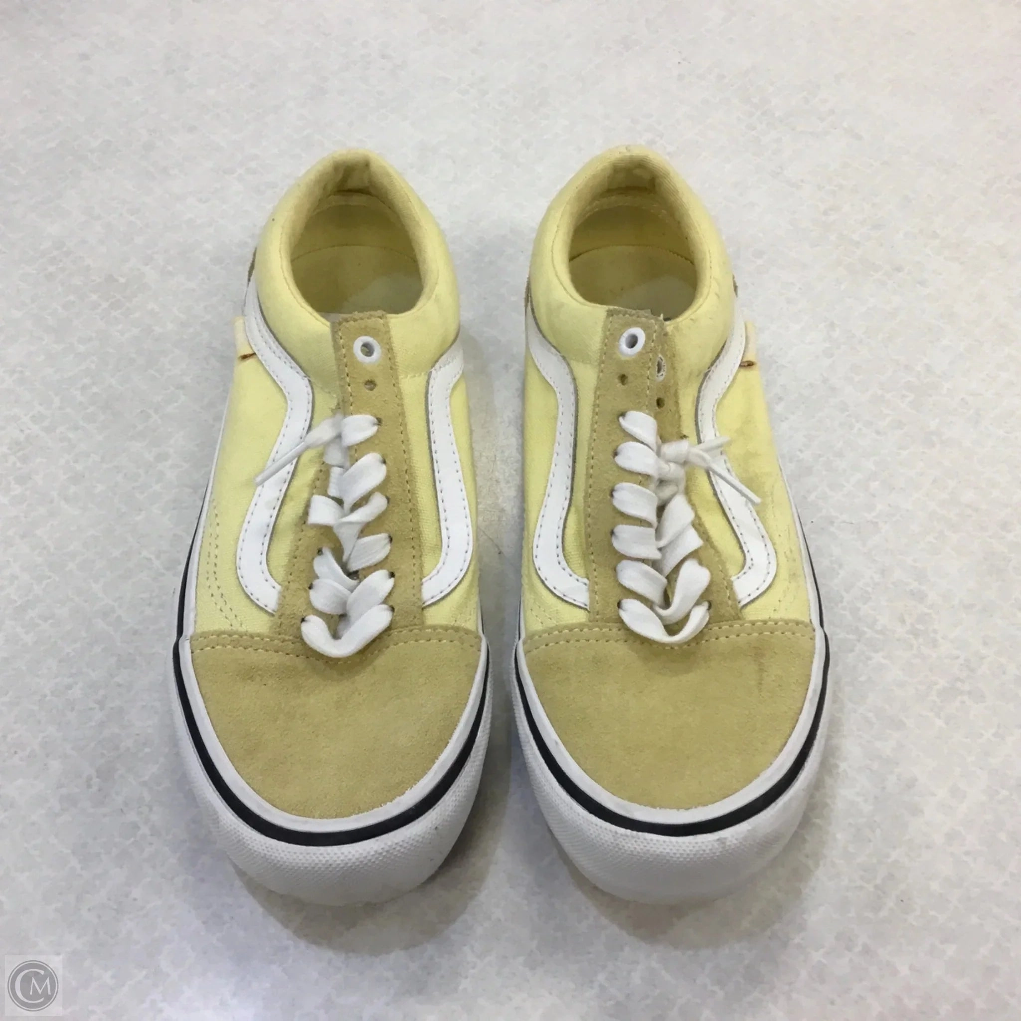 Shoes Sneakers By Vans In Yellow, Size: 7 Low Profile Cushioning Effortless support