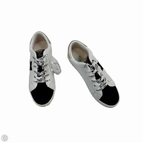 Shoes Sneakers By Vintage Havana In Black & Gold, Size: 7 Lined Upper Rocker Sole Design