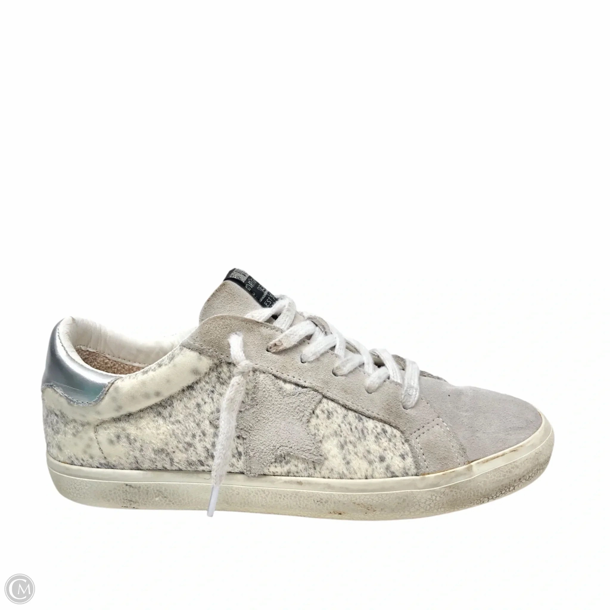 Traction Grip Pattern Grippy Outsole Shoes Sneakers By Vintage Havana In Grey, Size: 10