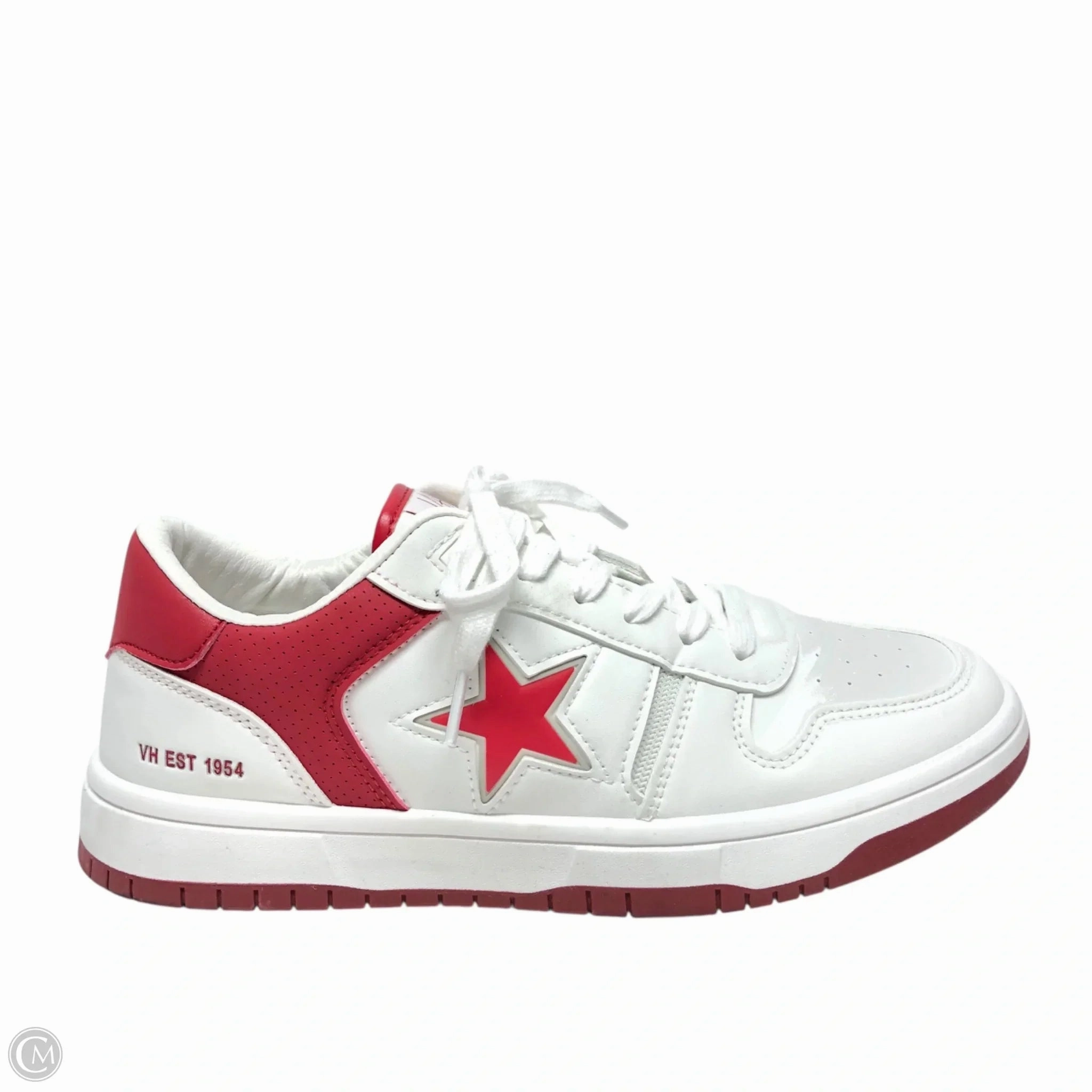 Clean Aesthetic Transit Style Shoes Sneakers By Vintage Havana In Red & White, Size: 11