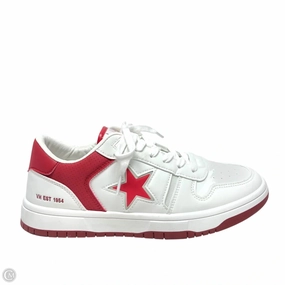 Clean Aesthetic Transit Style Shoes Sneakers By Vintage Havana In Red & White, Size: 11