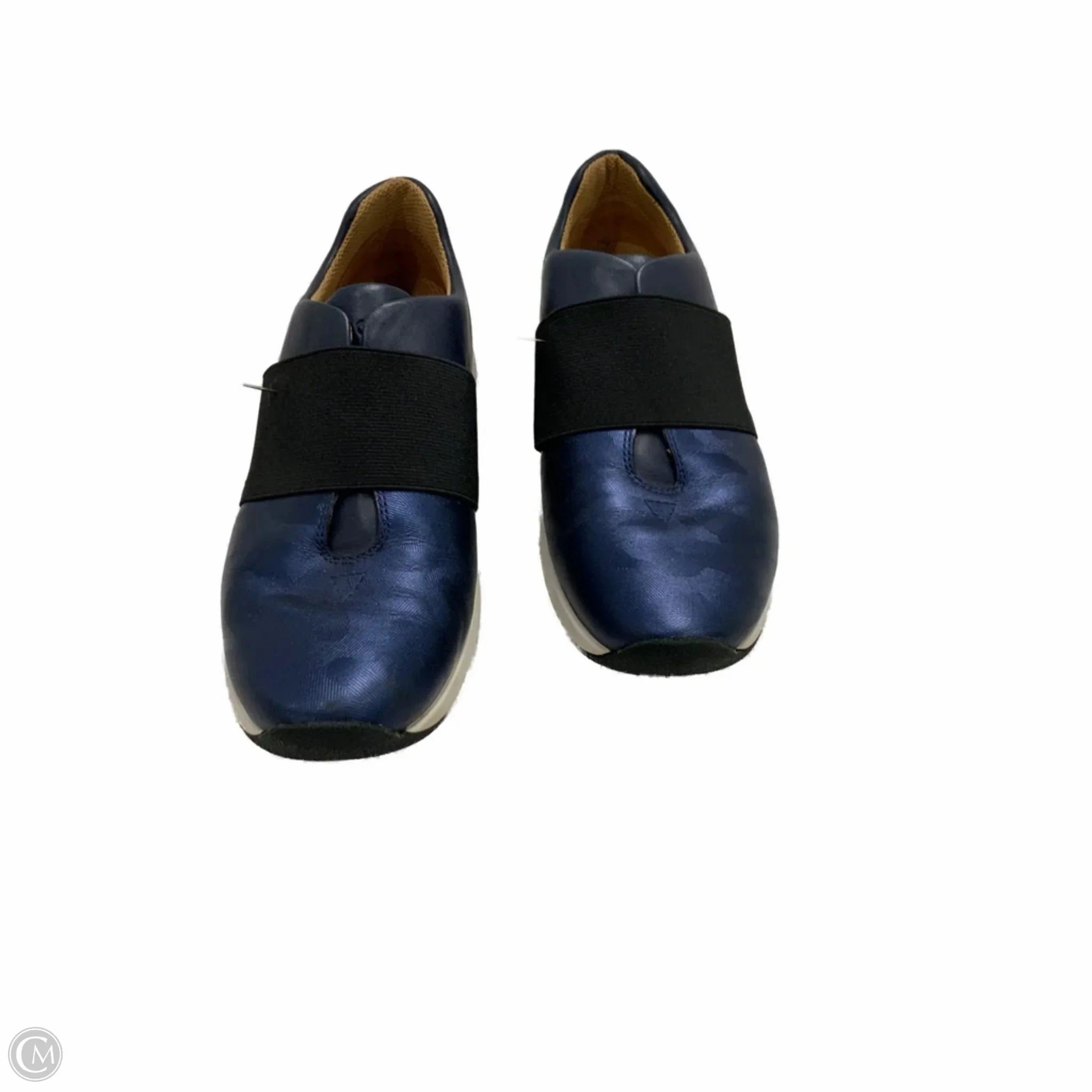 Shoes Sneakers By Vionic In Blue, Size: 8 Smooth Movement CushionedInsole