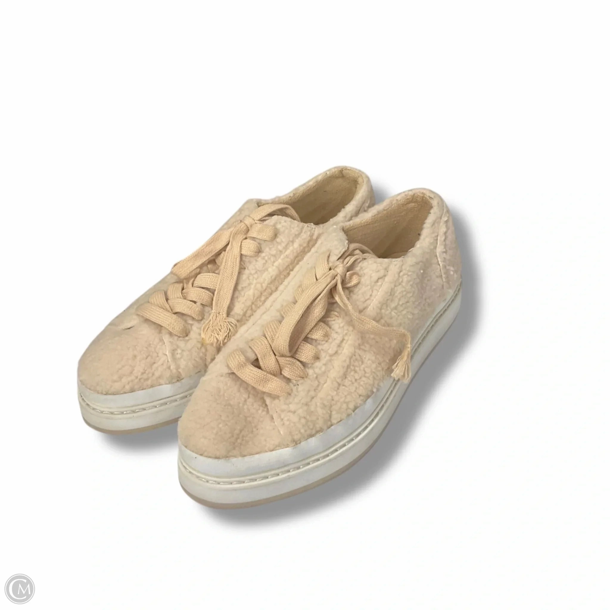 Dual Density Midsole Classic Activity Shoes Sneakers By Zara Women In Cream, Size: 9