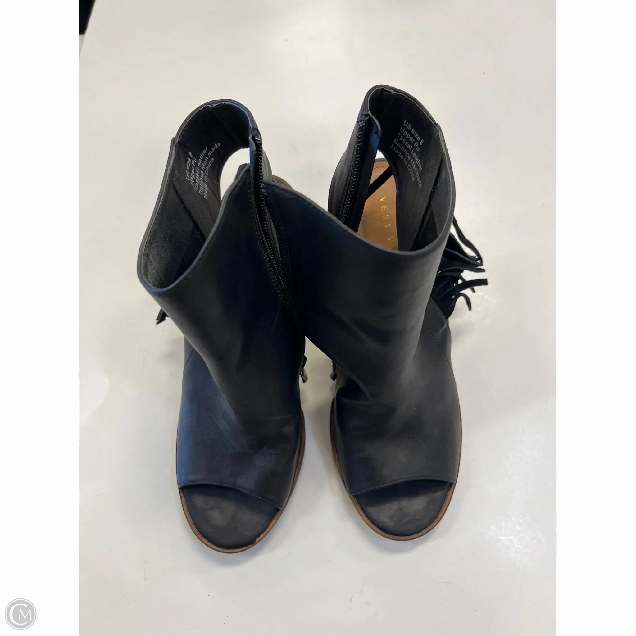 Comfortable Stiletto Sandals Christmas Party Heels Shoes Heels Block By Very Volatile In Black, Size: 8