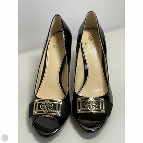 Comfortable High Heels Shoes Heels Stiletto By Isola In Black, Size: 8.5