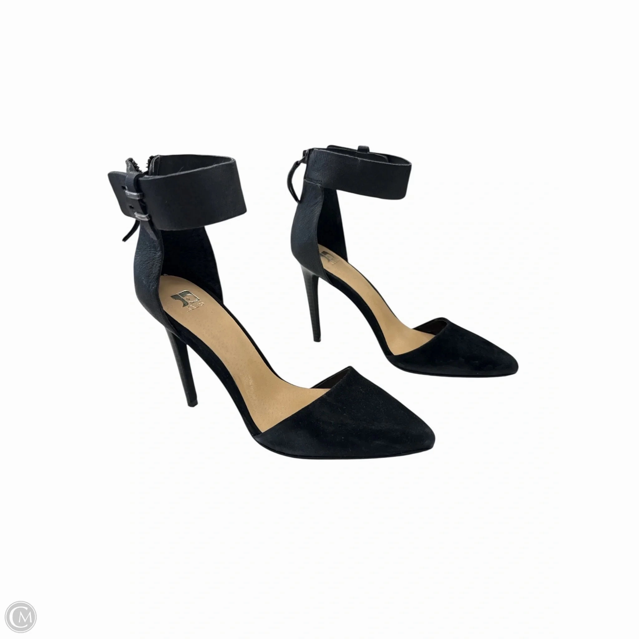 Shoes Heels Stiletto By Joes Jeans In Black, Size: 7.5 Peep Toe Sandals for Party
