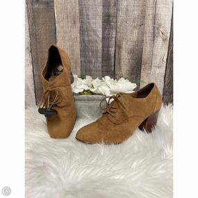 Shoes Heels Block By Isola In Brown, Size: 6.5 Breathable Design Holiday Fashion Heels