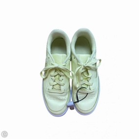 Reinforced Stitch Bonding Memory Foam Lining Shoes Sneakers By Reebok In Yellow, Size: 7.5