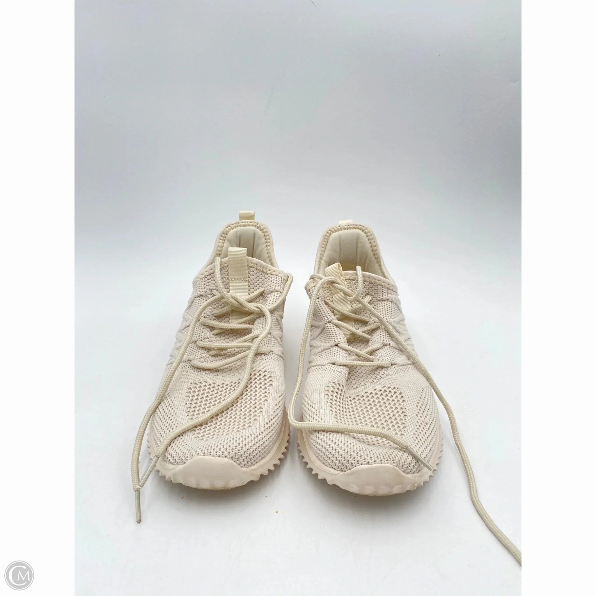 Shoes Sneakers By Clothes Mentor In Beige, Size: 7.5 Compression Spring System Ankle Hugging Design