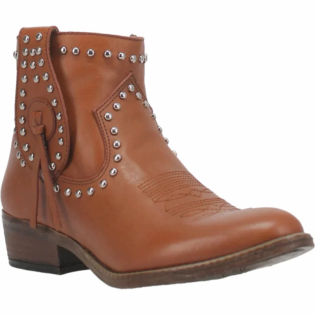 DINGO DESTRY LEATHER STUDDED BOOTIE STYLE DI864 Quick Drying Rainy Day Commuter