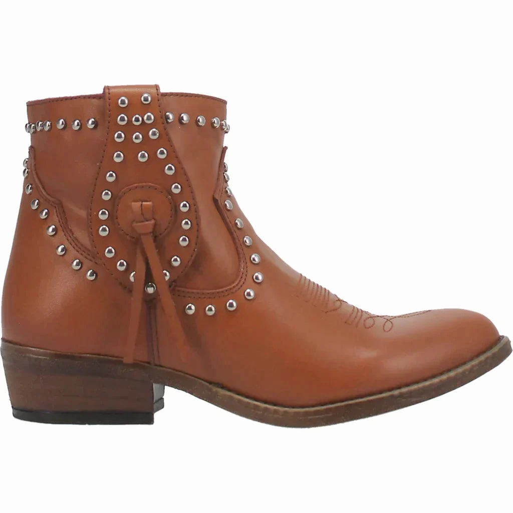Outdoor Exploration Comfortable Movement DINGO DESTRY LEATHER STUDDED BOOTIE STYLE DI864