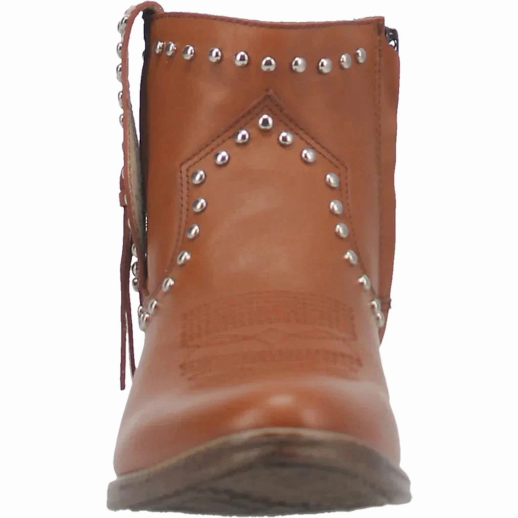 DINGO DESTRY LEATHER STUDDED BOOTIE STYLE DI864 Grippy Outsole Trail Runner