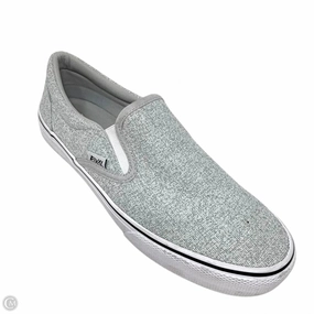Slip-On Sneakers By Rival In Grey, Size: 8.5 Airflow Mesh Panels