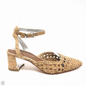 Statement Heels Fashionable Shoes Heels Block By Donald Pliner In Tan, Size: 6.5