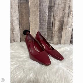 Shoes Heels Stiletto By Vince Camuto In Maroon, Size: 8 Open Toe Boots Comfortable Shoes
