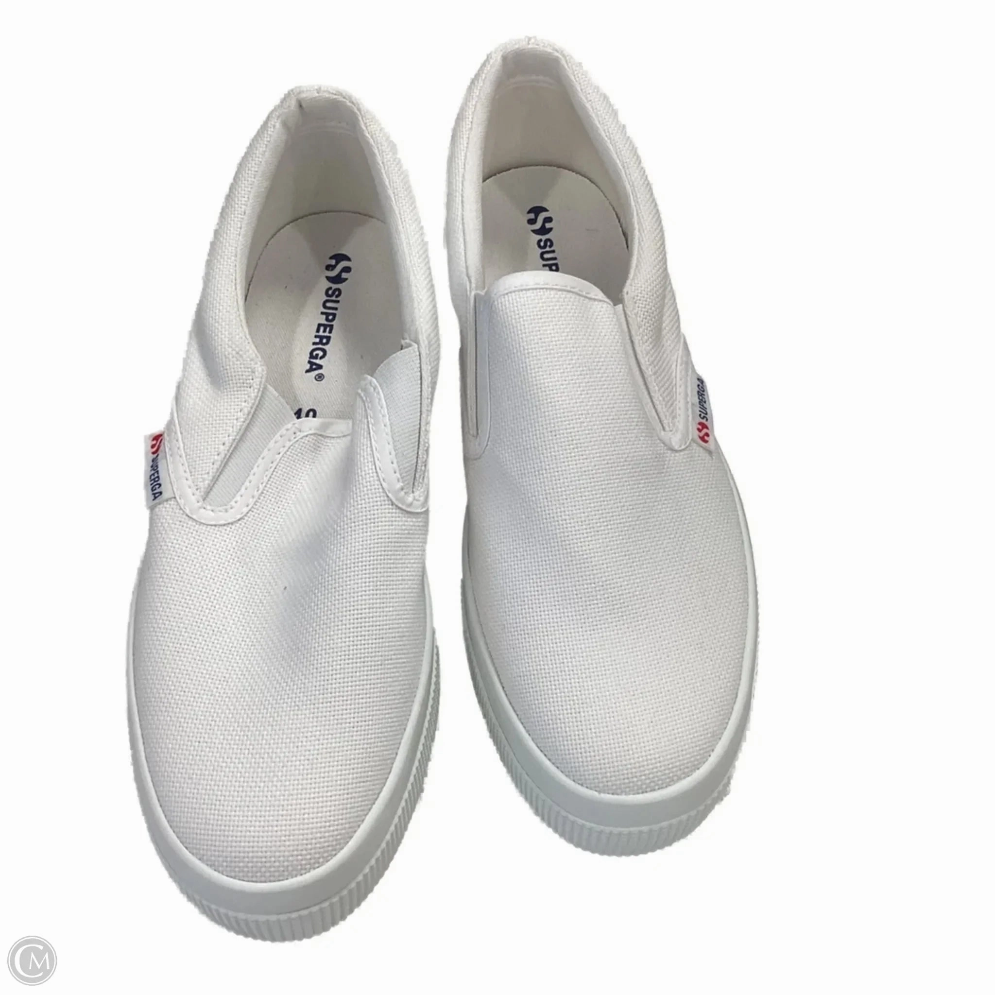 Shoes Sneakers By Superga In White, Size: 7.5 Non Toxic Components zipper