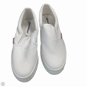 Shoes Sneakers By Superga In White, Size: 7.5 Non Toxic Components zipper