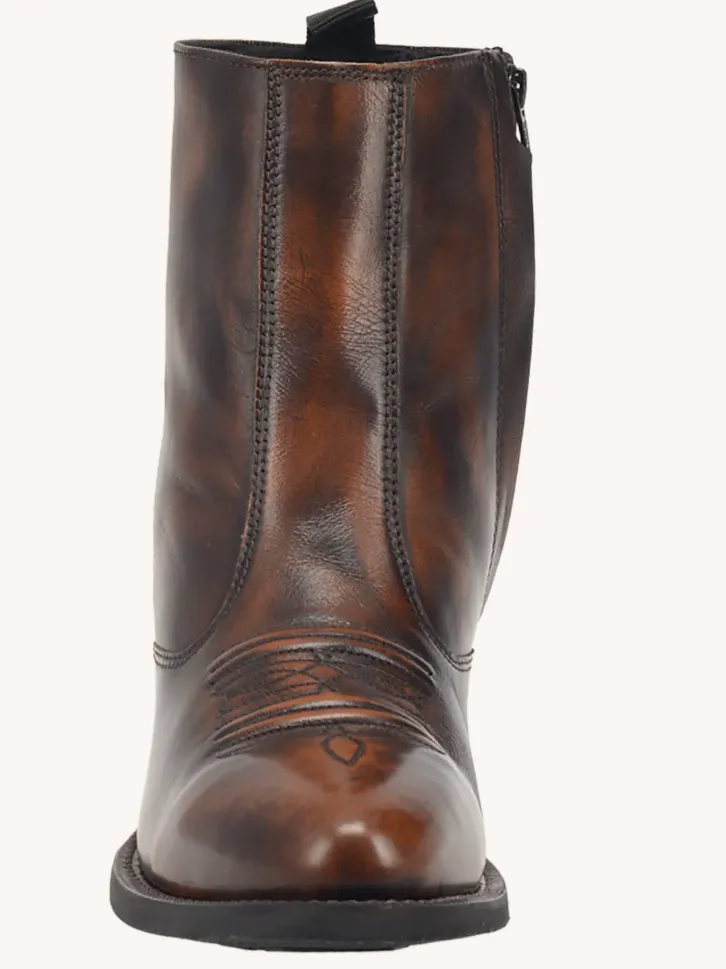 Easy Layer Gold Shine Laredo Mens Fletcher Zipper Boot Style 62074