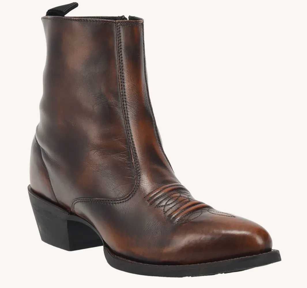 Laredo Mens Fletcher Zipper Boot Style 62074 Easy Care Quality Sole