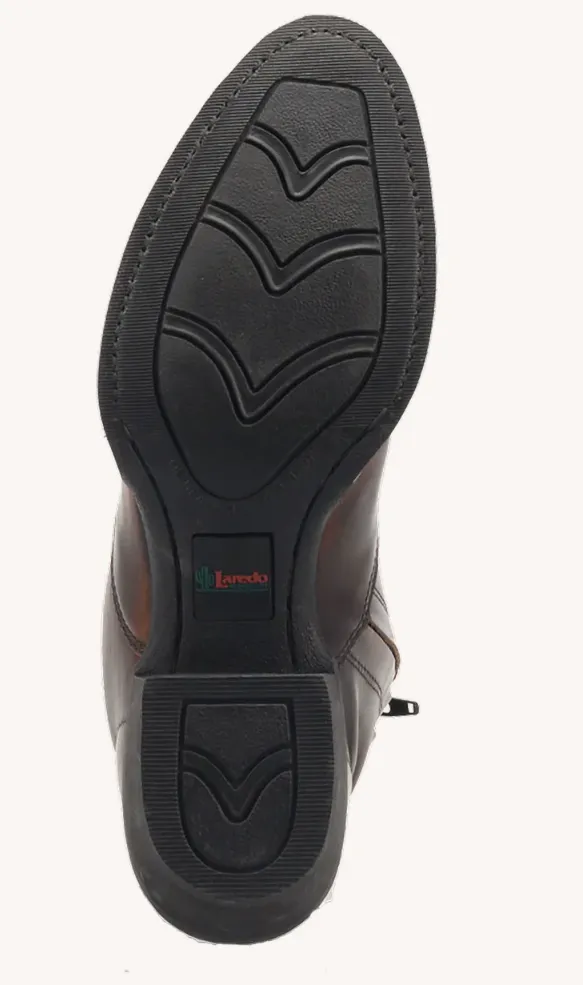 Laredo Mens Fletcher Zipper Boot Style 62074 Elastic Cuff Seamless Comfort Adventure Seeker