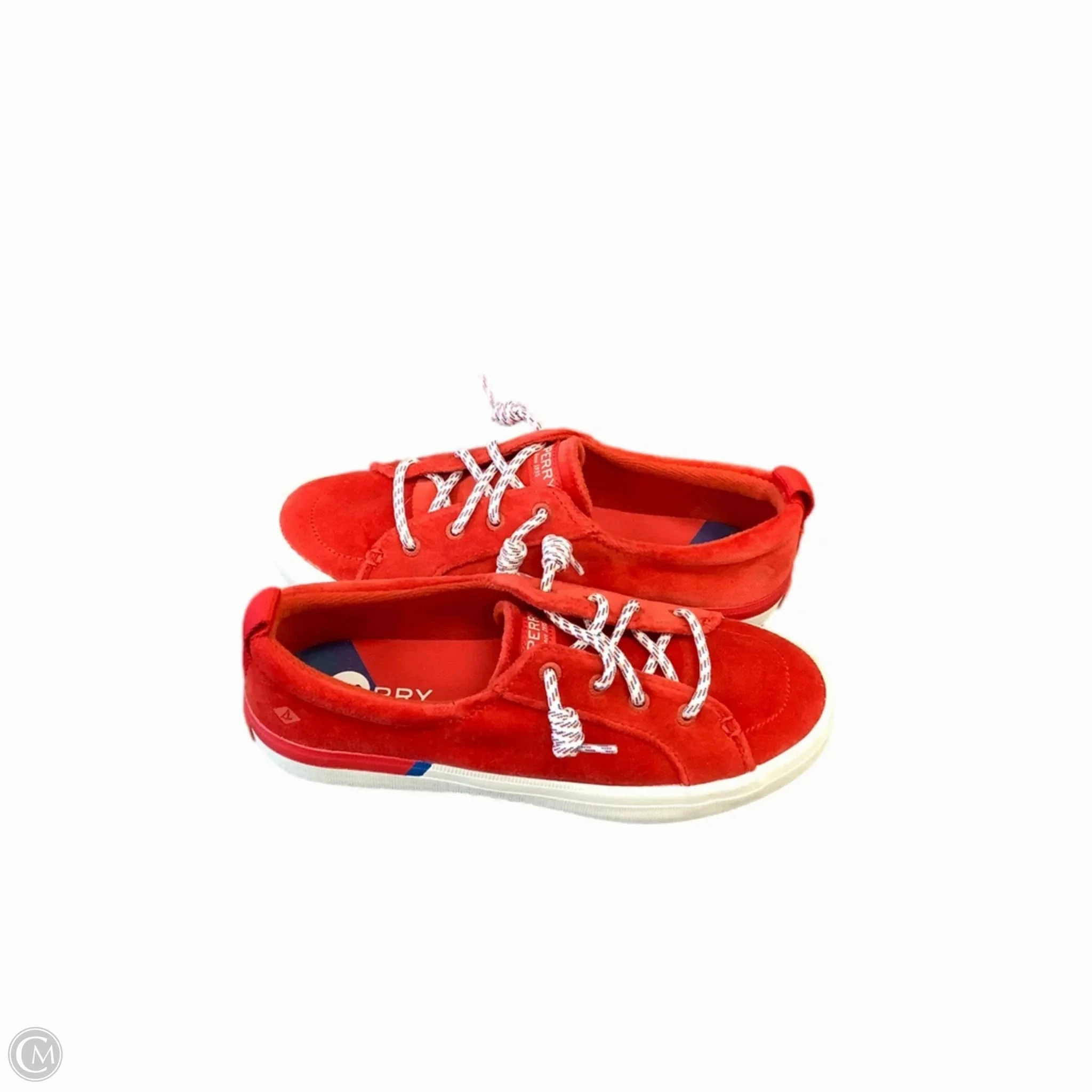Weight Balance Orthopedic Design Shoes Sneakers By Sperry In Red, Size: 6