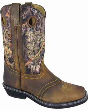 Smoky Mountain Pawnee Camo Cowgirl Square Toe Boots Style 6360 Comfort Edge